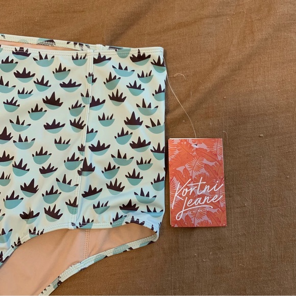 Kortni Jeane Other - kortni jeane | plant print swim bottoms (NWT)
